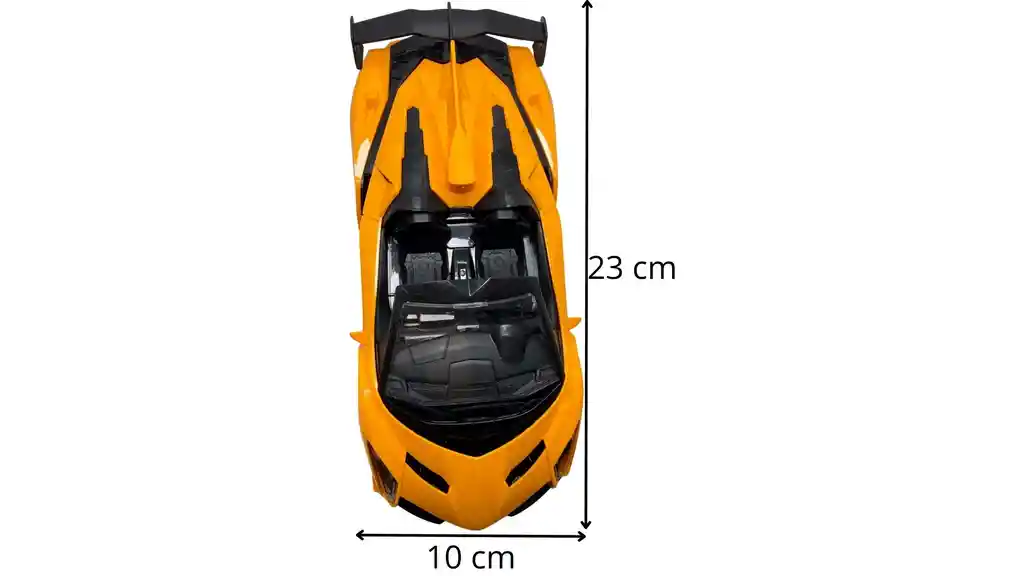 Carro Descapotado Sport Pilas Recargables Luz Control Remoto