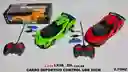 Carro Descapotado Sport Pilas Recargables Luz Control Remoto