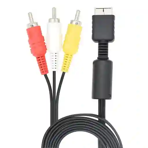 Cable De Alimentación + Av Para Playstation 1, 2 Y 3