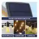 Guirnalda Luces Solar 7,5mt Exterior + 10 Ampolletas