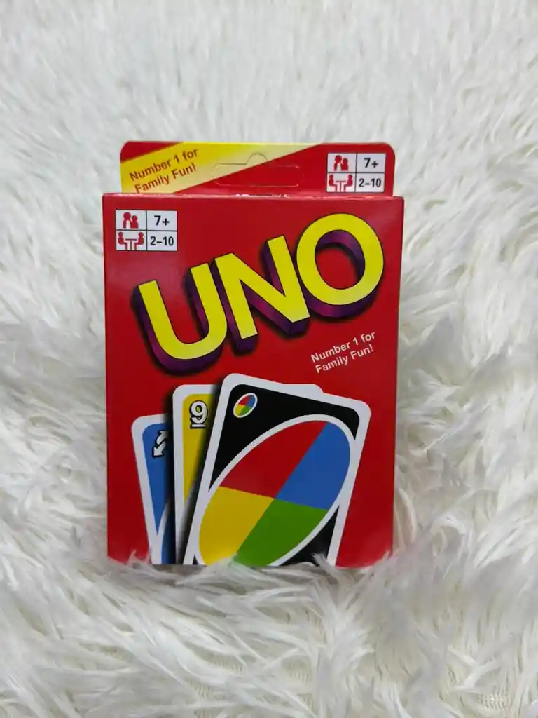 Juego De Cartas Uno Tradicional Rojo / Juegos De Familia Y Amigos / Diversion