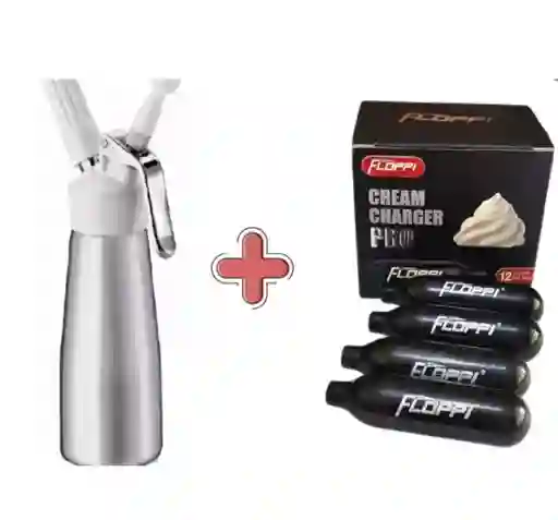 Chantillera 500ml + Caja De Cápsulas X12 Unidades