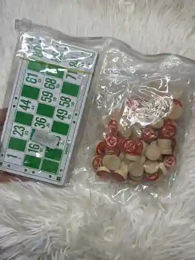 Juego De Mesa Loteria - 48 Cartones - 90 Fichas - Familia