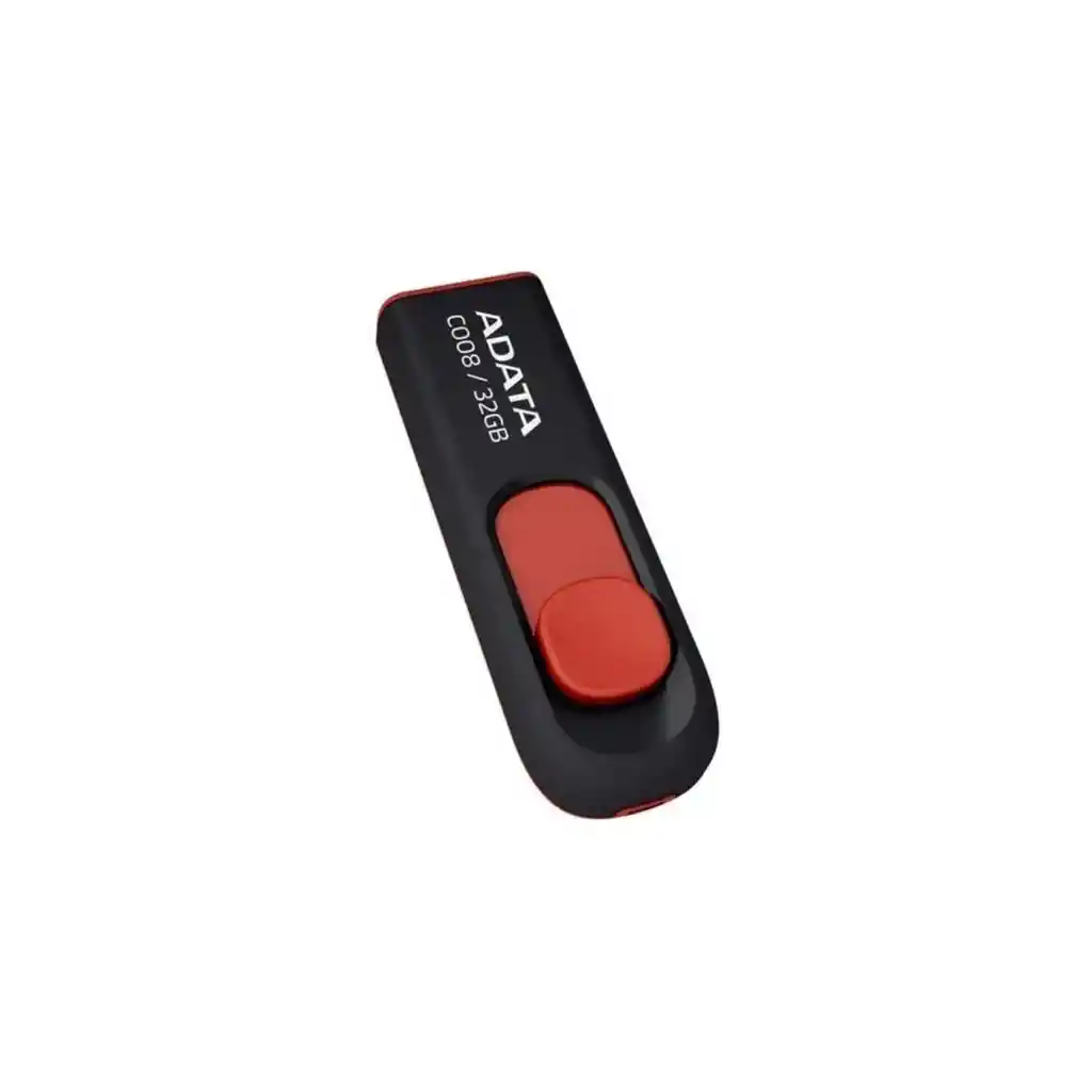 Memoria Usb Adata 2.0 C008 Retráctil 32gb - Negra