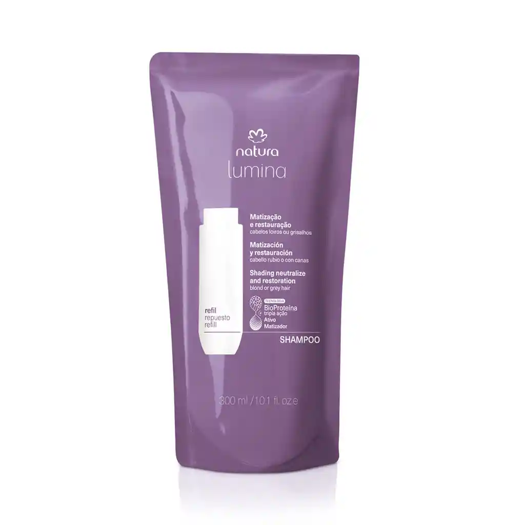 Repuesto Shampoo Matizador Cabello Rubio O Con Canas.