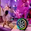 Parlante Bluetooth Forma De Llanta G2389 Con Luces Rgb