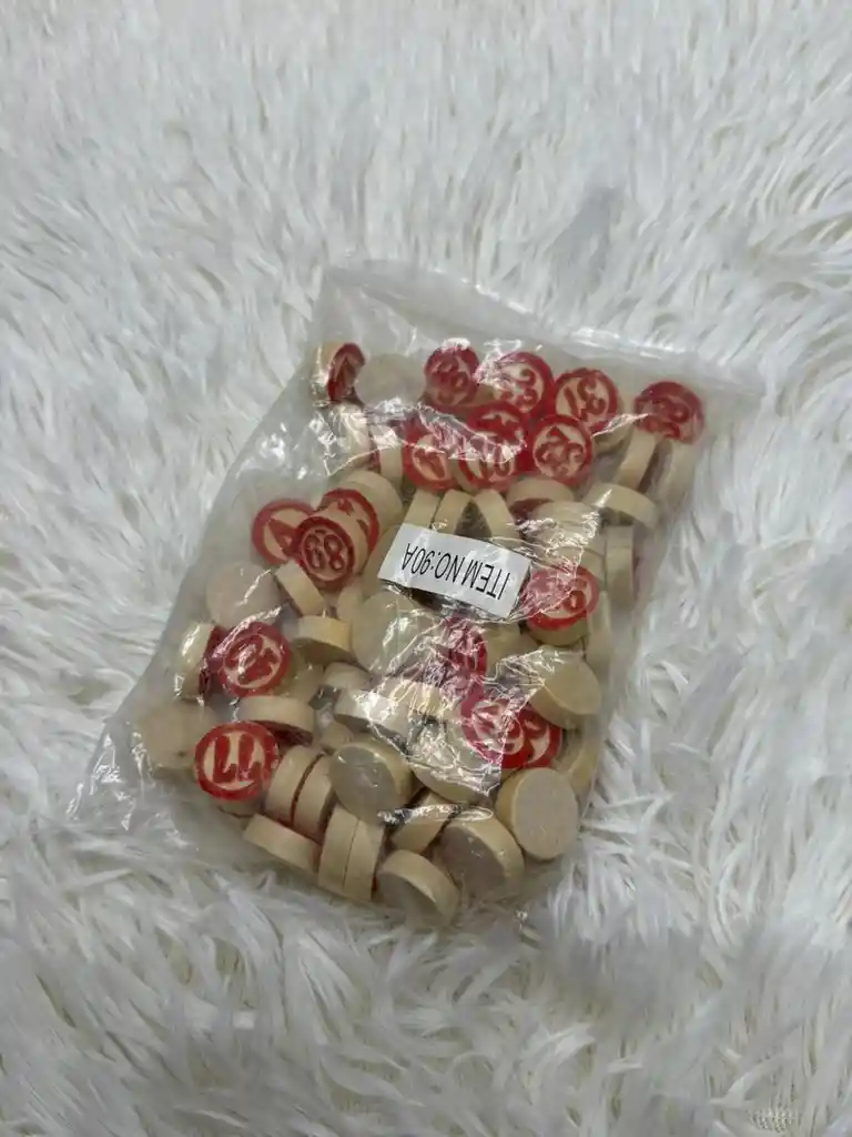 Juego De Mesa Siglo 90 Fichas Madera