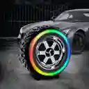 Parlante Bluetooth Forma De Llanta G2389 Con Luces Rgb