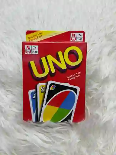 Juego De Cartas Uno Tradicional Rojo / Juegos De Familia Y Amigos / Diversion
