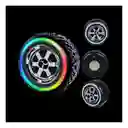 Parlante Bluetooth Forma De Llanta G2389 Con Luces Rgb