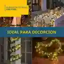 Luces Navideñas Tipo Jardin Con Panel Solar