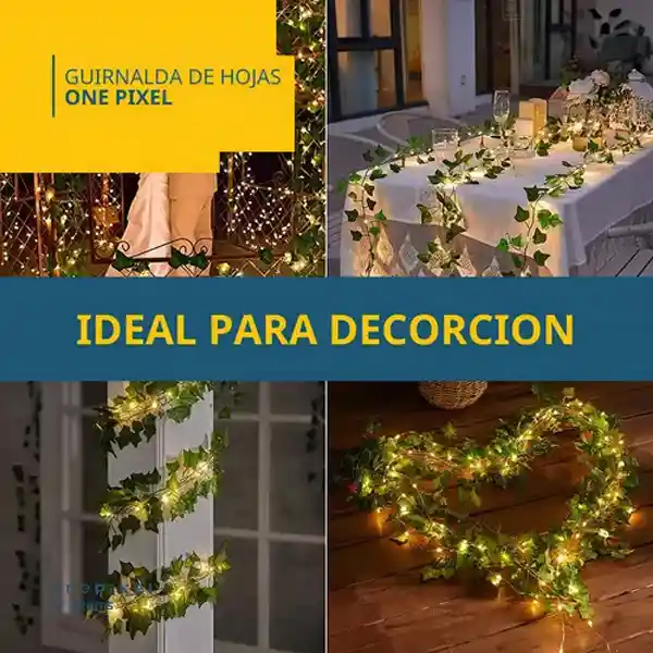 Luces Navideñas Tipo Jardin Con Panel Solar