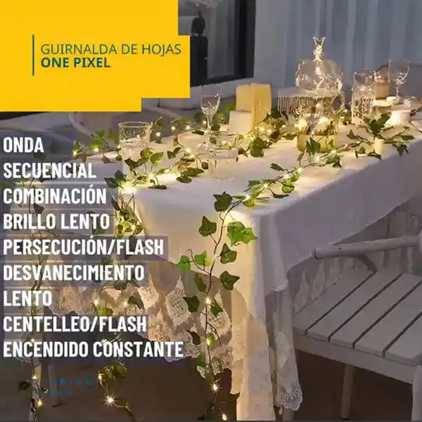 Luces Navideñas Tipo Jardin Con Panel Solar