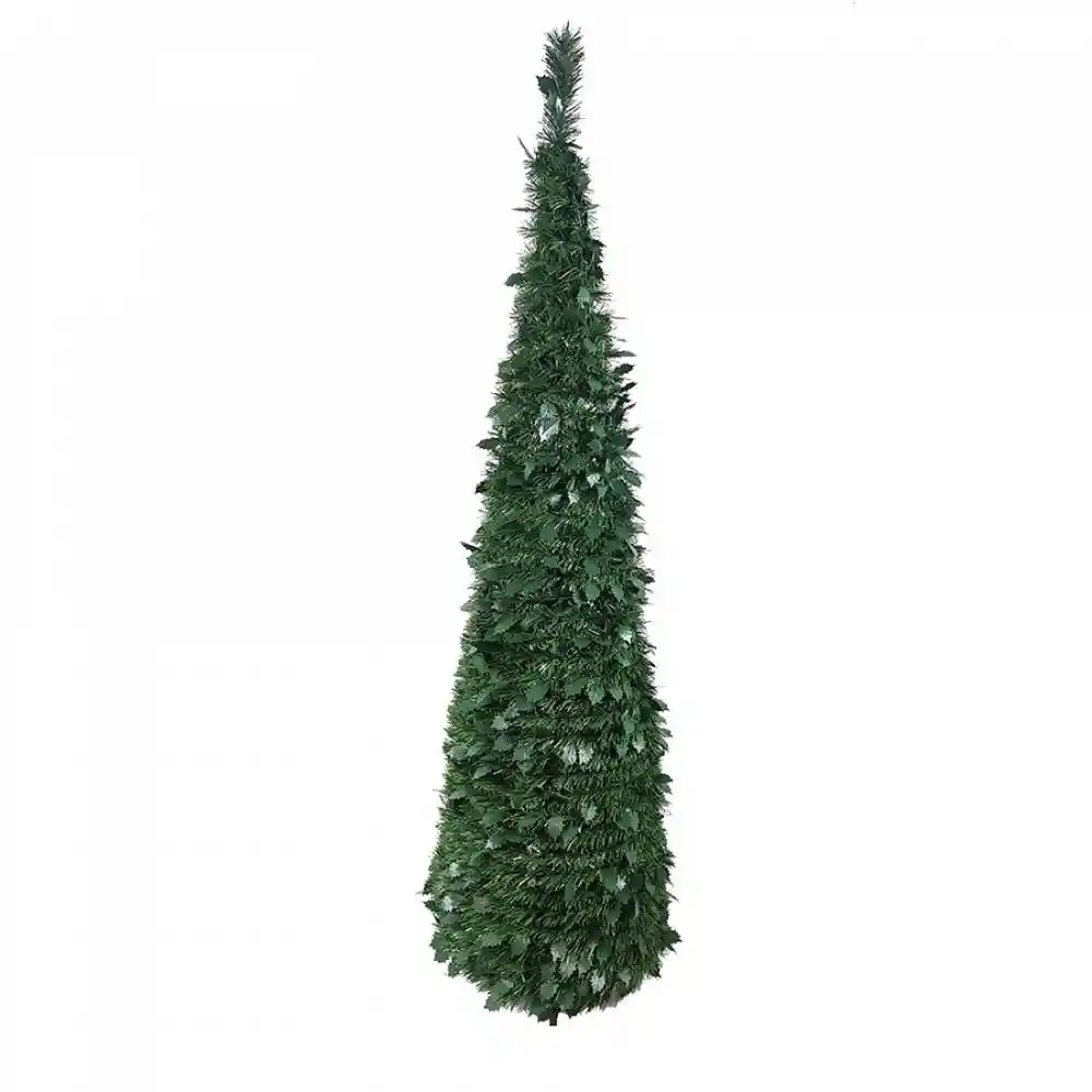 Árbol De Navidad Delgado Plegable 1.80mt Expressions Verde