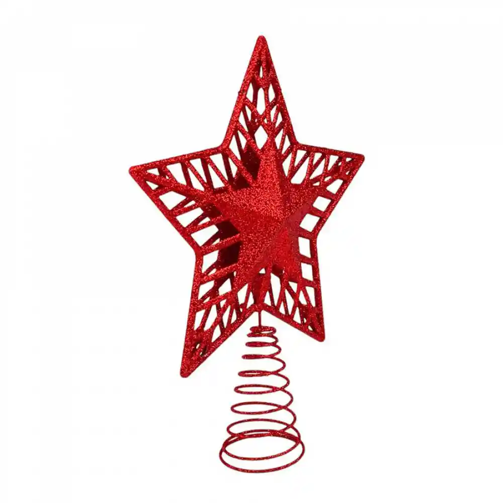 Punta De Arbol Santini 4cm Rojo Polipropileno