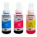 Tinta Epson T664 Para Impresoras Ecotank L110 L200 L300 L380 L395 L455 L495 X3 Unidades