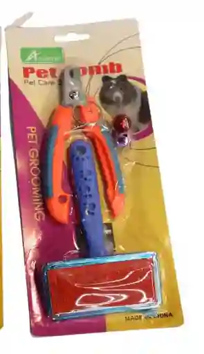 Kit Cepillo Y Cortauñas Naranja