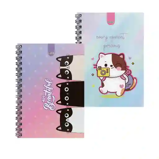Cuaderno Lukis Argollado Pequeño 7 Materias Muñecos