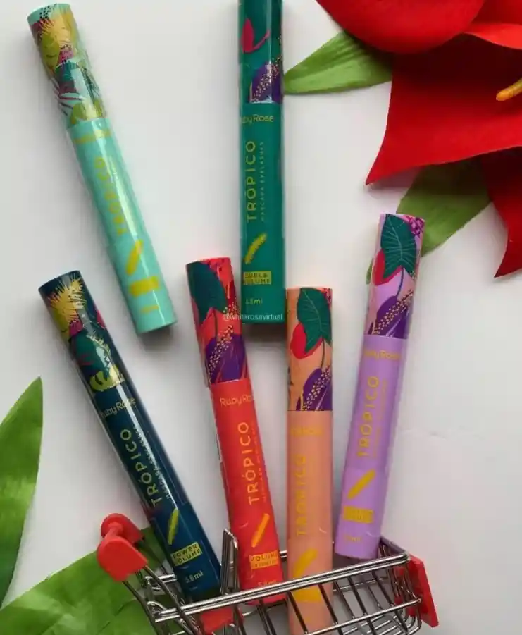 Pestañina Tropico Rubyrose Maquillaje Para Pestañas