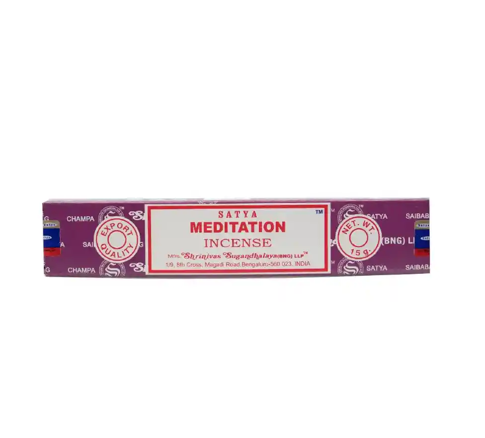 Incienso Nag Champa Satya Meditación Caja 15g