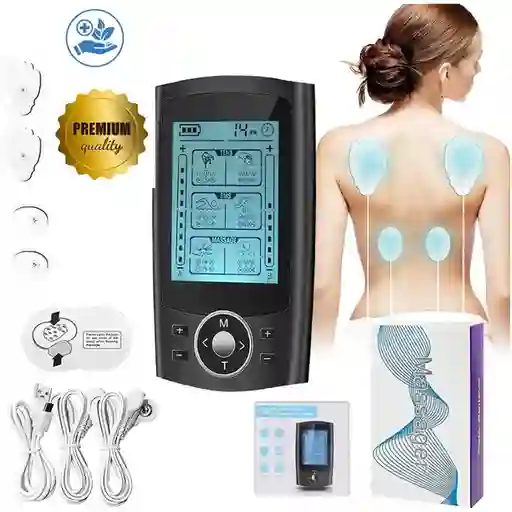 Estimulador Muscular 24 Modos Gimnasia Pasiva 4 Almohas