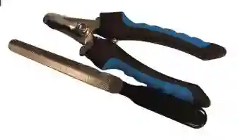 Corta Uñas Con Lima Mediano Azul