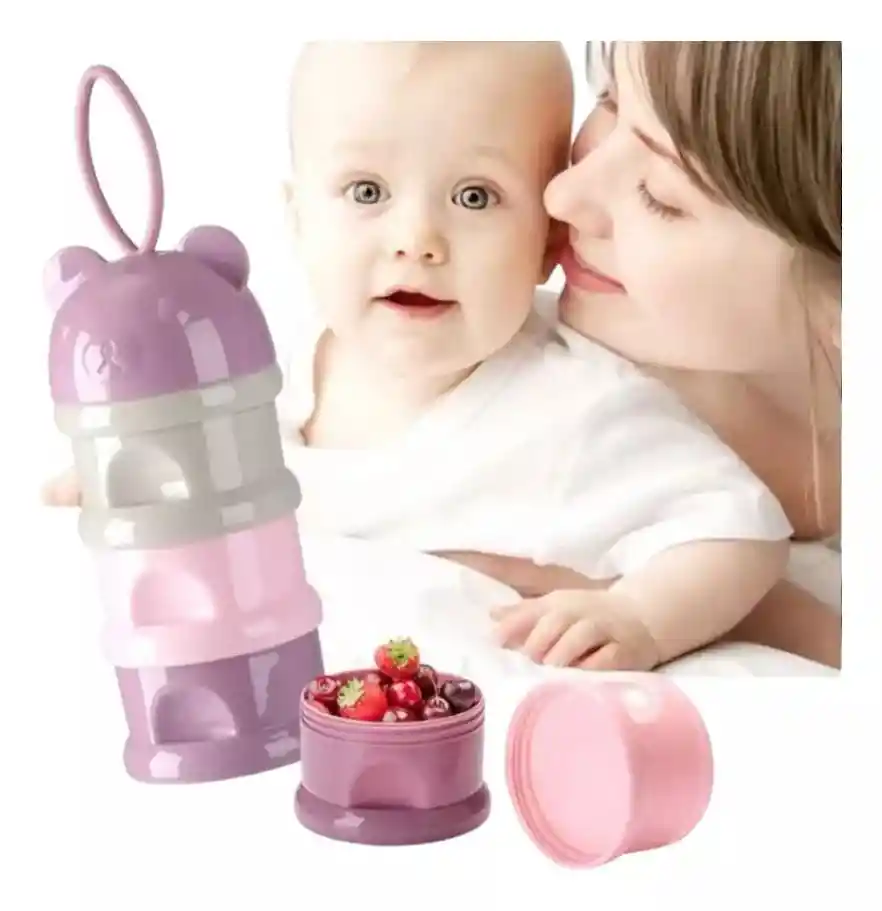 Dispensador Porta Leche Formula Cereal Bebe Contenedor