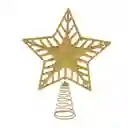 Punta De Arbol Santini 4cm Dorado Polipropileno
