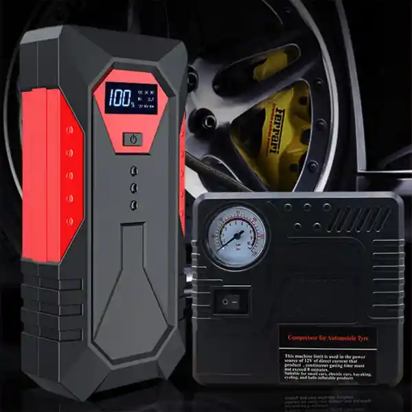 Iniciador Batería De Emergencia Para Carro Moto Portátil
