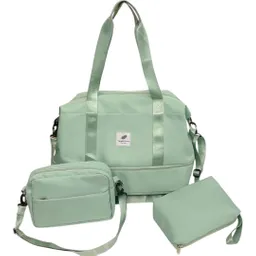 Set De Bolso Expandible Otro Manos Libre Y Cosmetiquera 3 Piezas