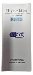 Thyro-tabs 0.8mg 120 Tabletas
