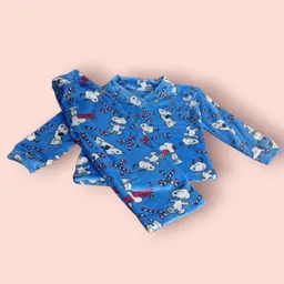 Pijamas Termica Snoopy Azul Talla 10