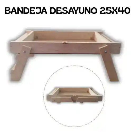 Bandeja De Desayuno Con Patas Pequeña