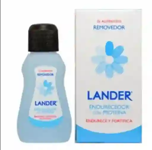 Removedor De Esmalte De Uñas Endurecedor Con Proteina Lander