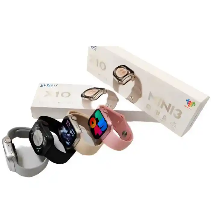 Airpods Pro 2 Con Pantalla Tatil Audifonos + Reloj Inteligente Smart Watch Mini 3 X10 Color Negro