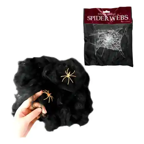 Telaraña Color Negro X 1 Unidad