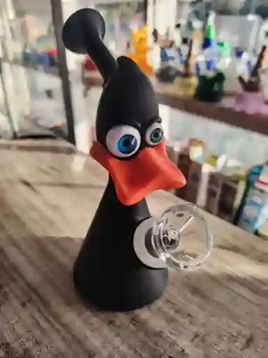 Pipa De Agua Y Bong Silicon Edicion Pato Lucas Loco