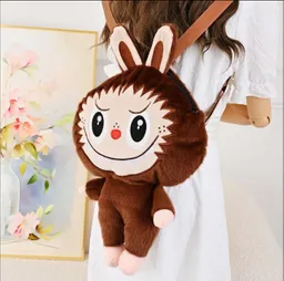 Bolso Para Niños Juvenil Labubu Felpa Suave
