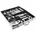 Kit Asados Parrillero Bbq 18 Piezas Con Maletin