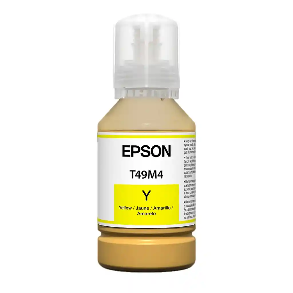 Tinta Epson T49m4 Yellow Gran Formato Para Impresoras Workforce Wf-c5210 Wf-c5290 Wf-c5710 Wf-c5790