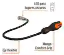 Imán Flexible De Acero Mecánica Carro Con Led 3 Kg Truper