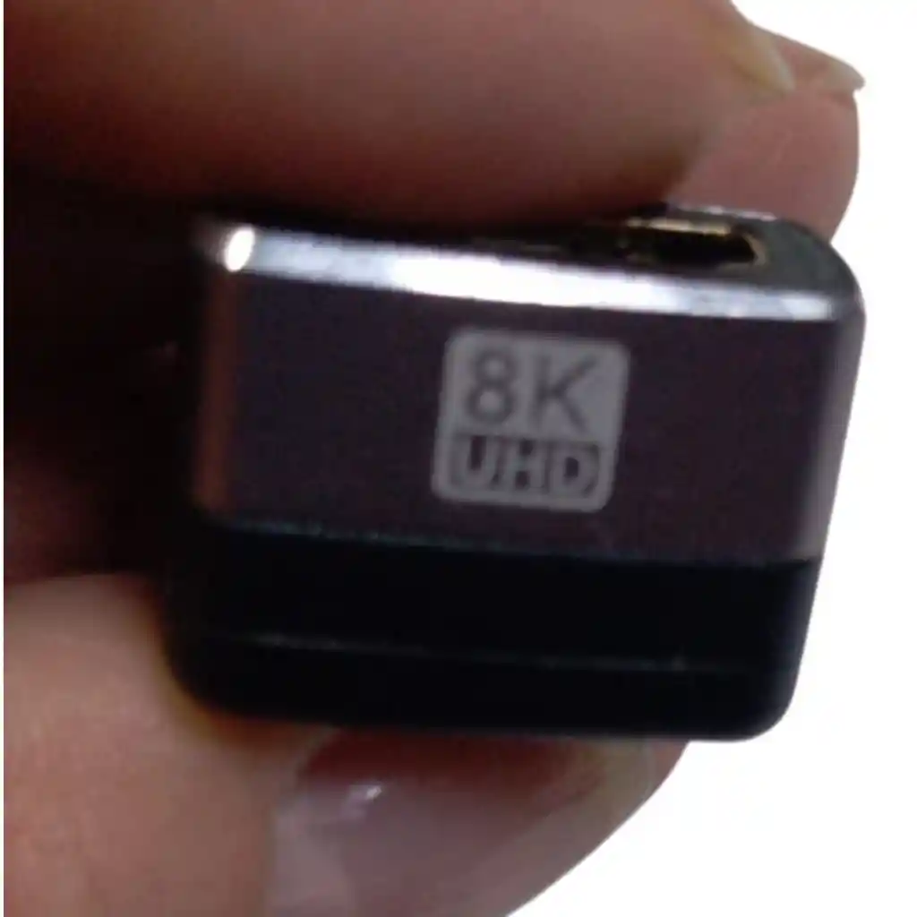 Adaptador Hdmi 90 Grados Macho A Hembra – Codo Derecho (8k Uhd)
