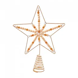 Punta De Arbol Santini 27cm Dorado Hierro