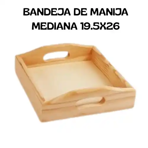 Bandeja Desayuno Con Manija Mediana