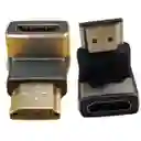 Adaptador Hdmi 270 Grados Macho A Hembra – Codo Izquierdo (8k Uhd)