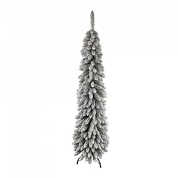 Árbol De Navidad Delgado Nevado 1.80mt Expressions