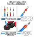 Kit Crimpadora Y Terminales Eléctricos 1200 Pc