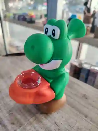 Pipa De Agua Y Bong De Silicón Edición Yoshi - ¡aventura Jurásica Garantizada!