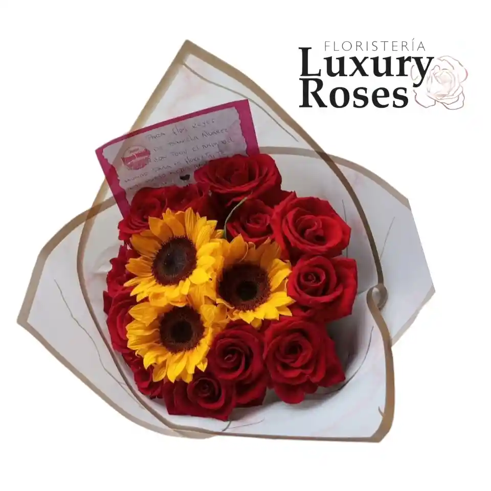 Rosas Y Girasoles