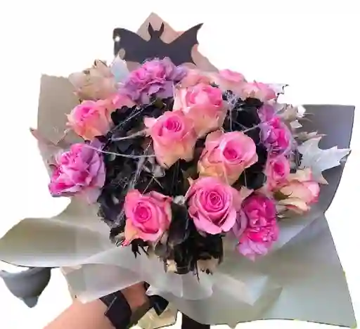 Rosas Rosadas Dulce Halloween